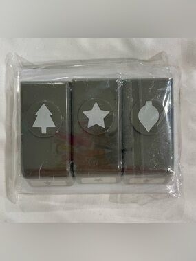 Stampin' Up! Retired Merry Minis Punch Pack Set of 3- BRAND NEW UNOPENED